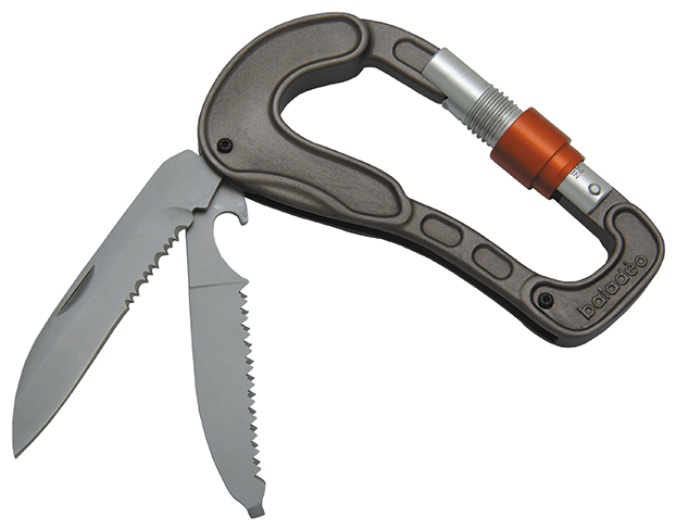 Carabiner 'cliff', Warm Grey - Karabinek Scyzoryk (900x600), Png Download