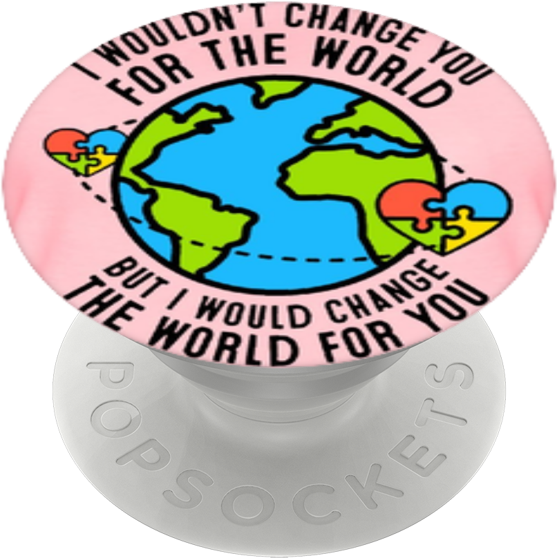 Autism Awareness, Popsockets - Badge (989x1000), Png Download