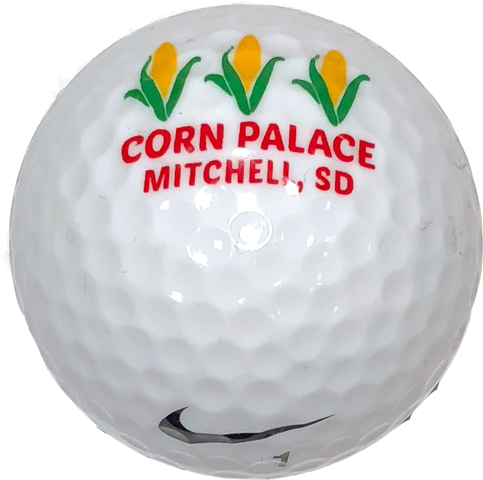 Corn Palace Golf Ball - Speed Golf (1003x943), Png Download