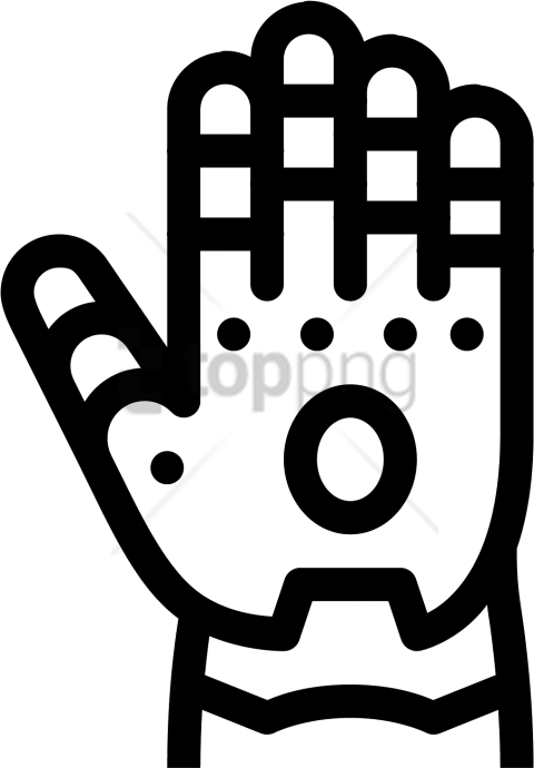 Free Png Infinity Gauntlet Icon - Infinity Gauntlet Icon (480x690), Png Download