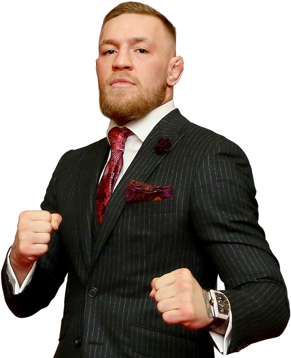 Conor Mcgregor Png - Conor Mcgregor White Suit (1370x1370), Png Download