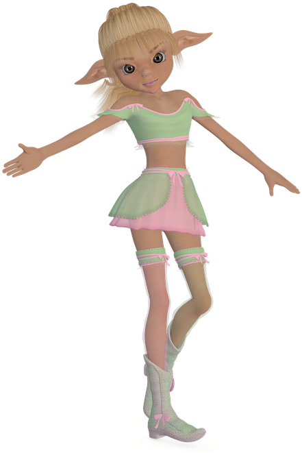 Child, Elf, Fantasy, Fairytale, Beautiful, Fee, Pretty - Doll (532x720), Png Download