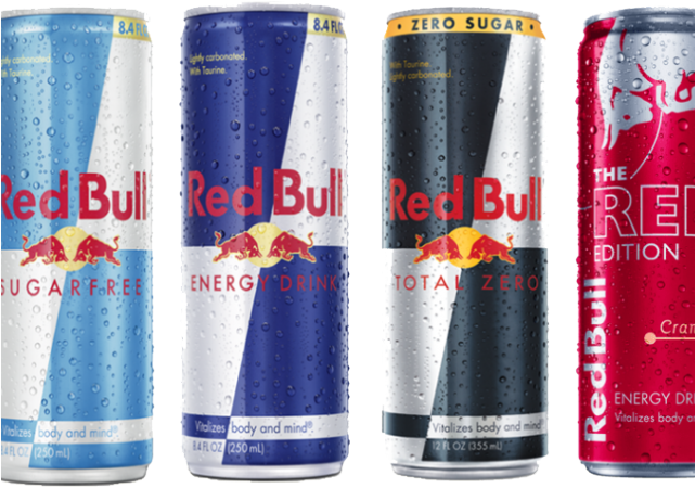 Red Bull Clipart Energy Drink - Red Bull Big Can (640x480), Png Download