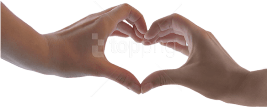 Free Png Download Heart With Hands Clipart Png Photo - Heart With Hands Png (850x370), Png Download