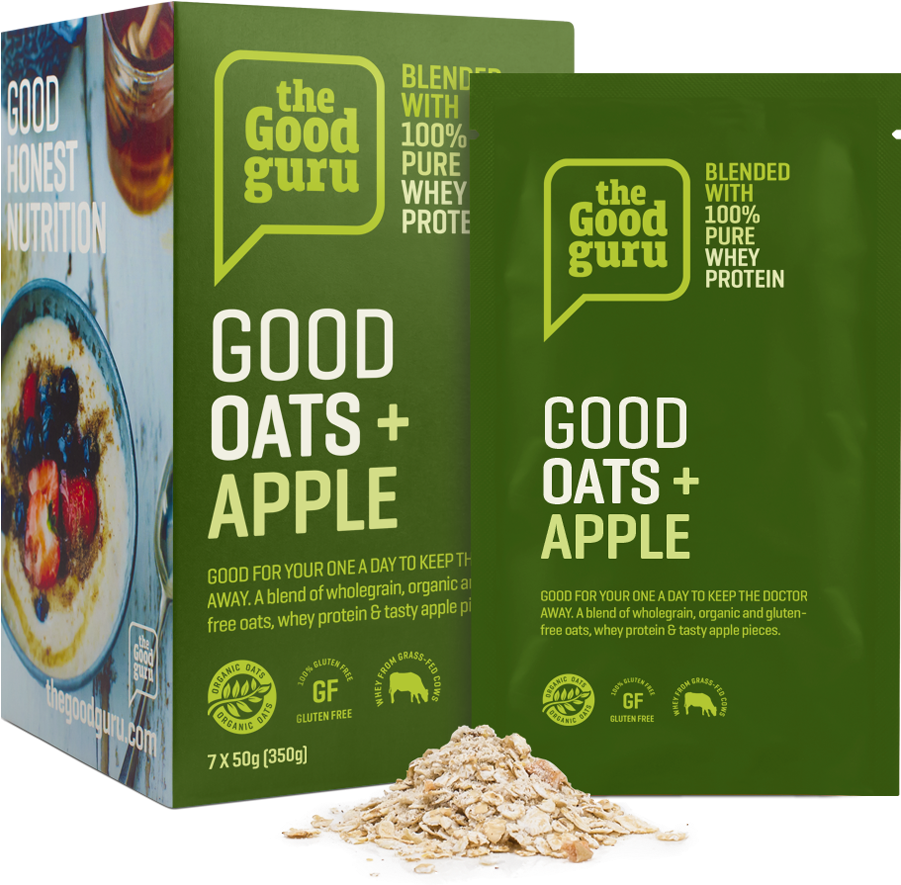 Good Oats & Apple - Superfood (900x900), Png Download