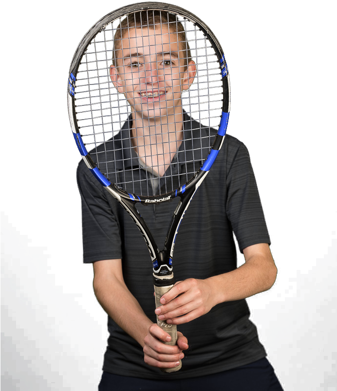 Landon Morris Tennis Super Champ - Tennis Player (691x864), Png Download