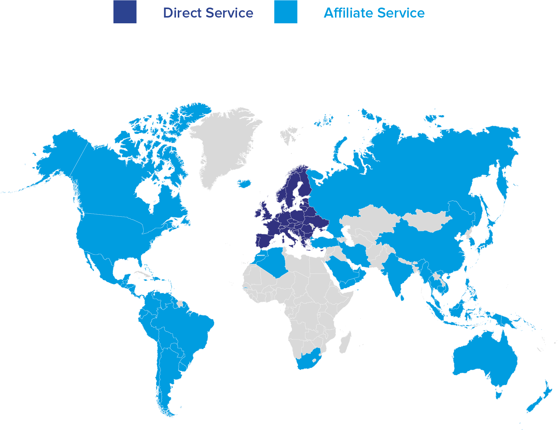 Global Map - World Map With Countries Clipart (2174x1420), Png Download
