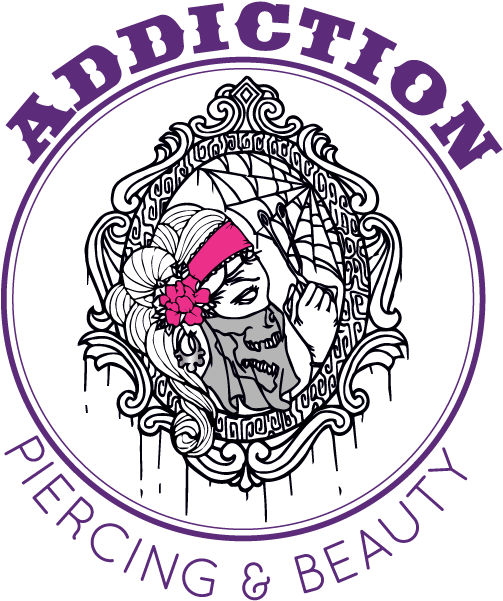Addiction Piercing And Beauty - Addiction Piercing & Beauty (595x602), Png Download
