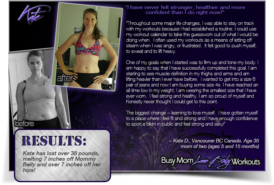 Fym Lean Body Testimonial Kate - Flyer (900x700), Png Download