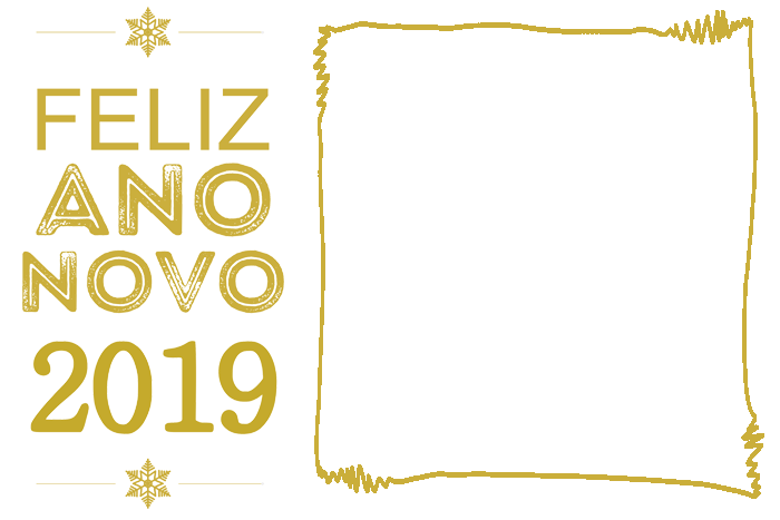 2018 12 20 - Feliz Ano Novo Moldura (700x467), Png Download