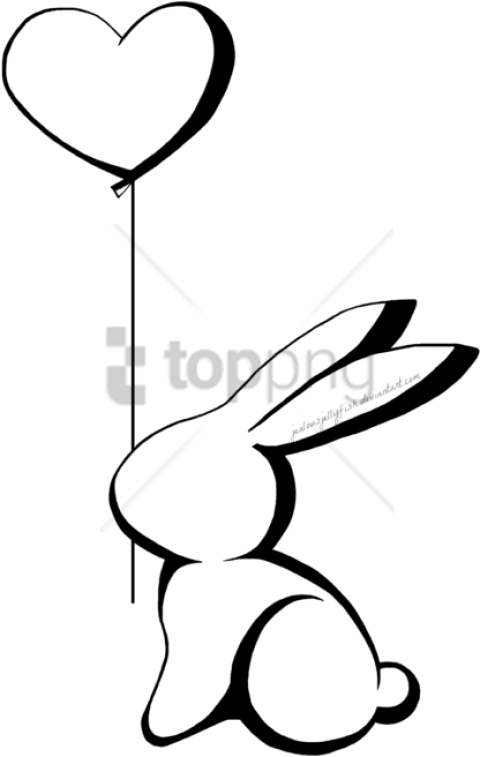 Free Png Download Tattoo Heart Png Images Background - Bunny In Love Tattoo (480x757), Png Download