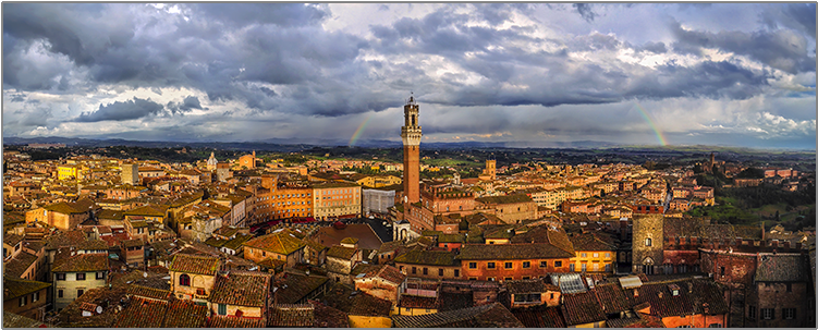 La Vita Di Siena - Skyline (750x750), Png Download