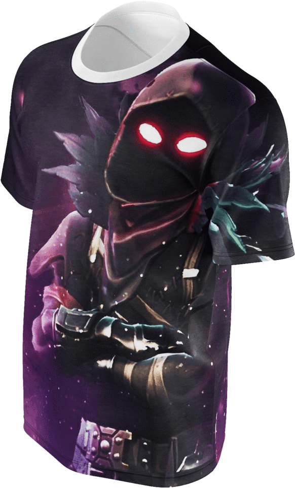 Raven Galaxy Print Fortnite T-shirt - Darth Vader (1024x1024), Png Download