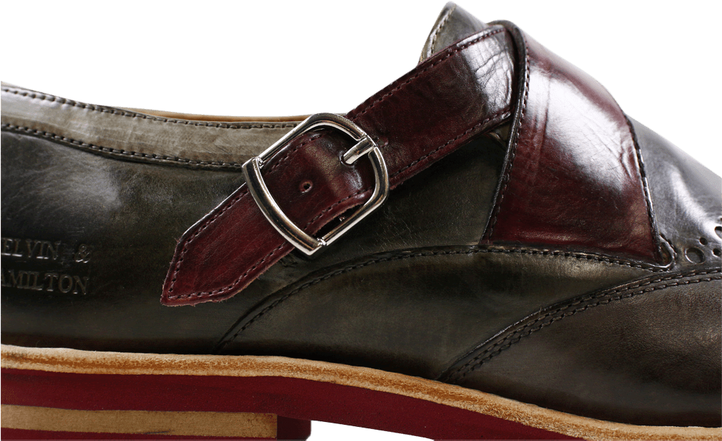 Monks Eddy 14 Smoke Grey Morning Grey Strap Burgundy - Slip-on Shoe (1024x1024), Png Download