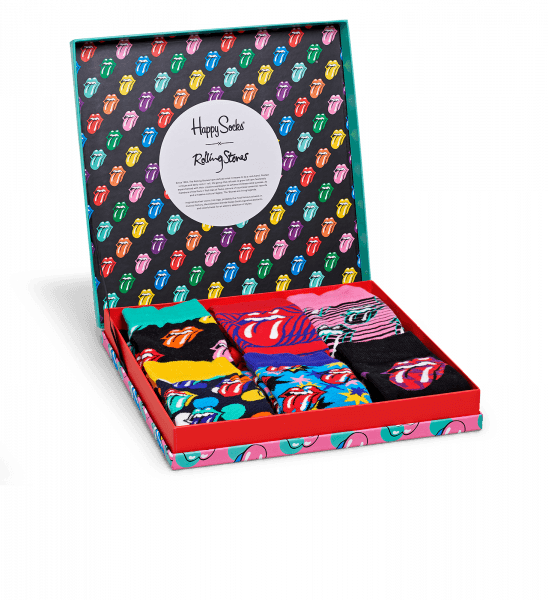 Happy Socks Rolling Stones (548x600), Png Download