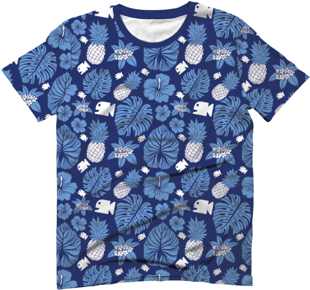 Viewcation Hawaiian Shirt - Octopus (650x650), Png Download