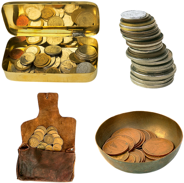 Gold Coins (640x640), Png Download