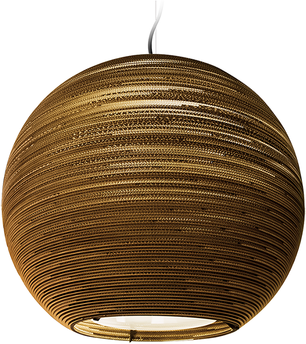 Arcturus Scraplight Natural Pendant Light - Graypants (700x706), Png Download