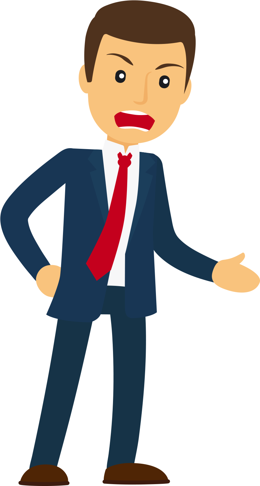 Vector Cartoon Drawing Clip Art Transprent Png - Cartoon Man In Suit Drawing (904x1600), Png Download