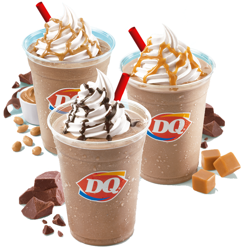 Frozen Hot Chocolates - Dairy Queen (940x863), Png Download