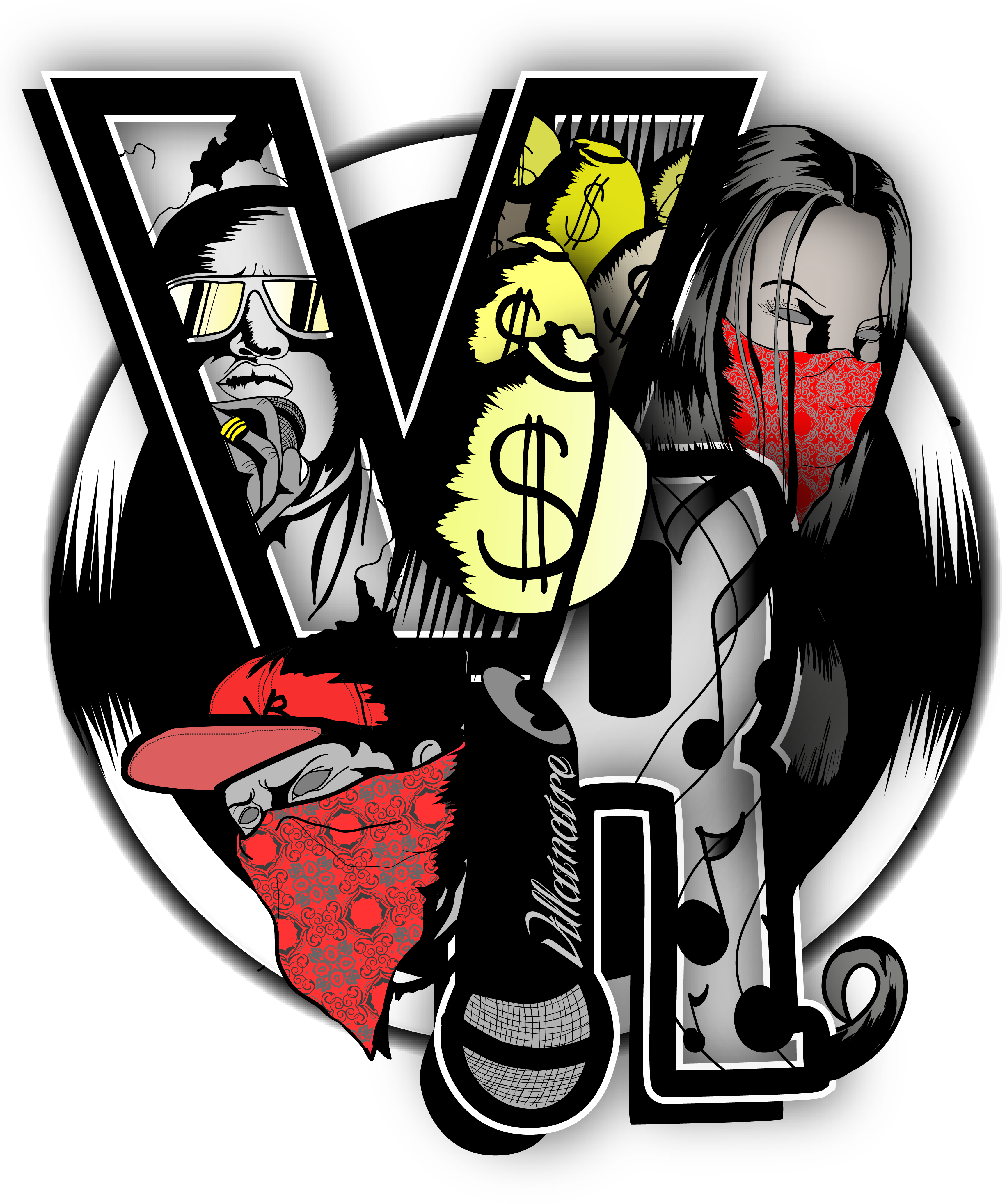 Villainaire Logo Masartv - Illustration (3508x4961), Png Download