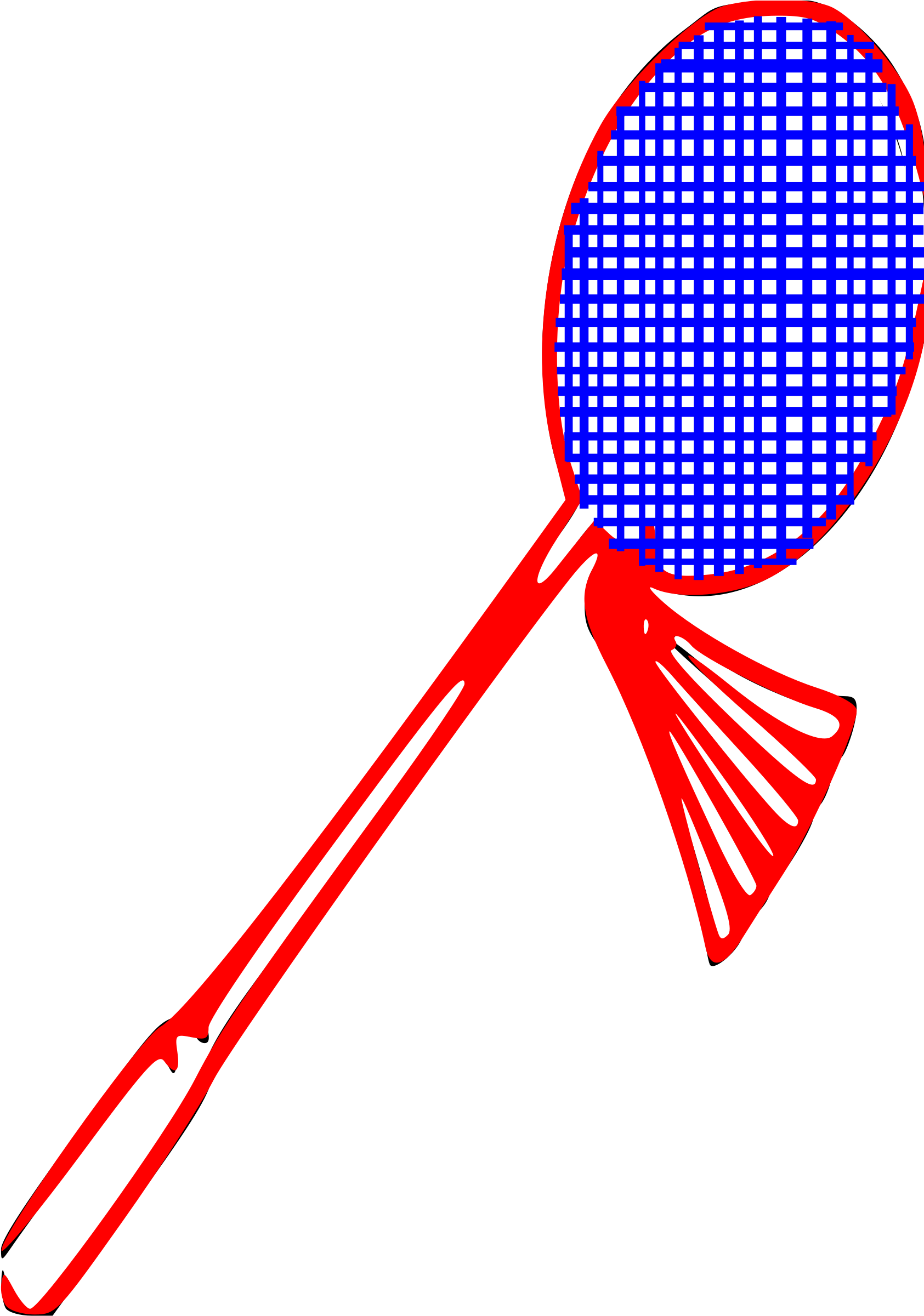 Big Image - Badminton Free Clipart Transparent (1697x2400), Png Download
