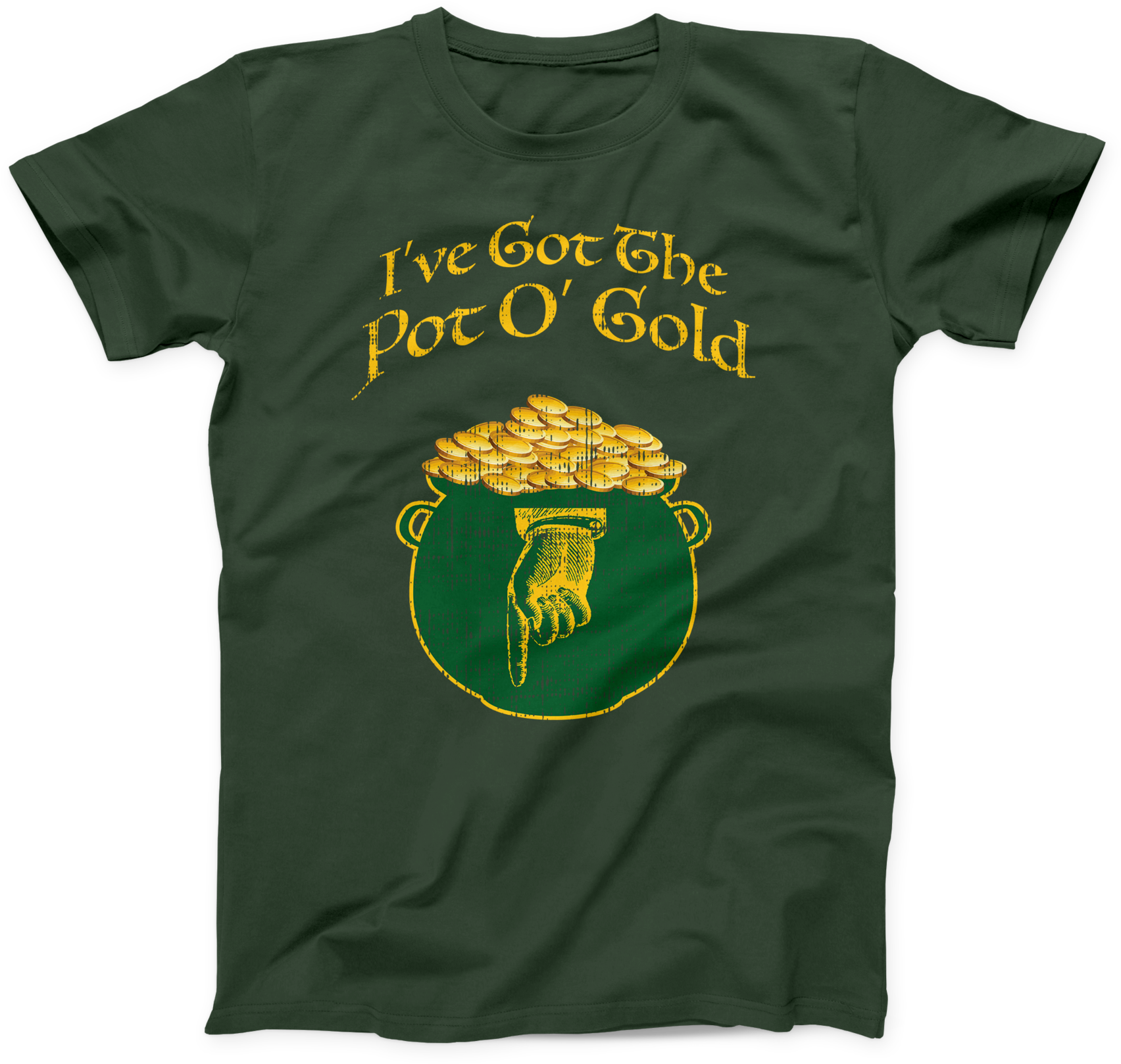 Pot O' Gold - T-shirt (2000x2000), Png Download