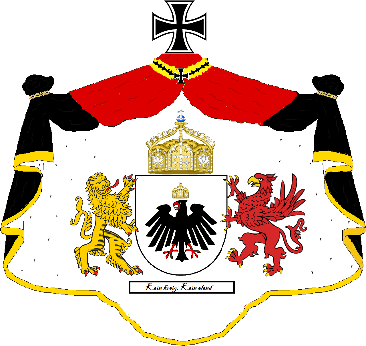 The Greater Coat Of Arms Of Torland Empire - Alternate History Coat Of Arms (1452x1304), Png Download