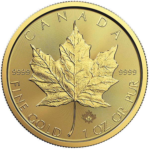 The Canadian Maple Leaf Gold Coin Is Great For Investors - 2019 1 Oz Gold Maple Leaf (600x600), Png Download