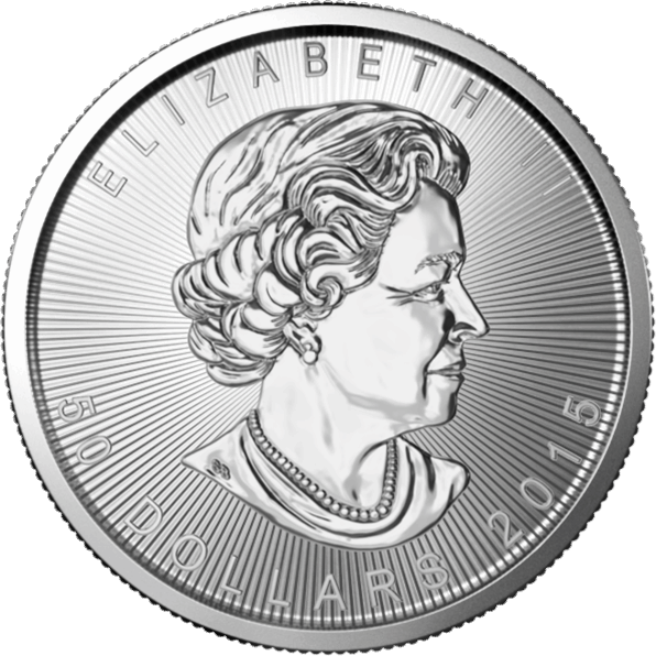 Platinum Canadian Maple Leaf (596x596), Png Download