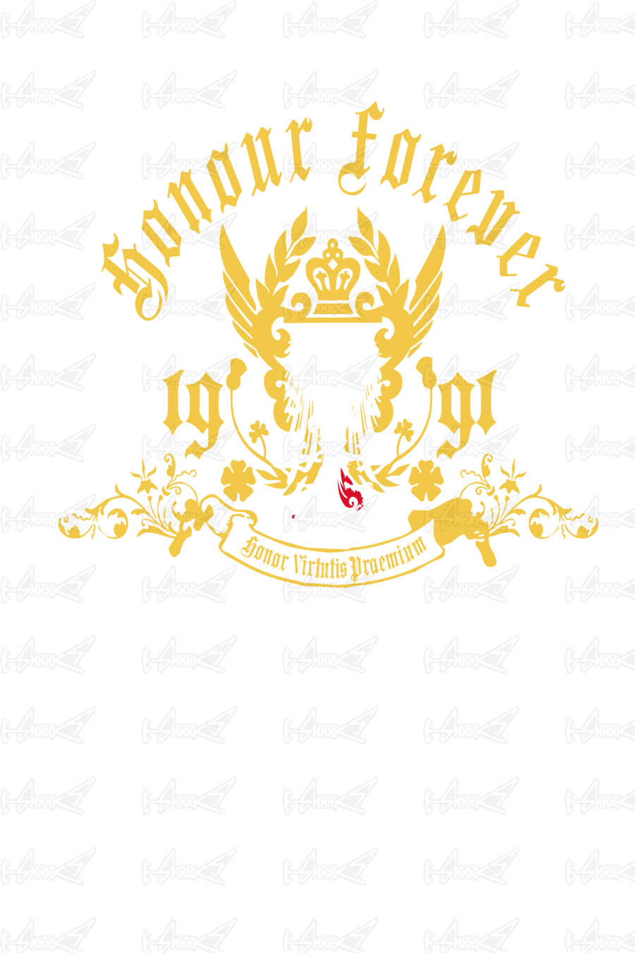 Honour Forever - Wedding Monogram (900x1350), Png Download