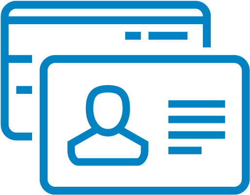 Profile Clipart Student Id Card (800x800), Png Download