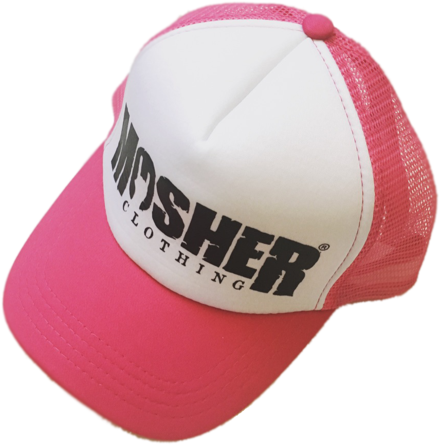 Pink Mosher Trucker Hat (1100x1200), Png Download