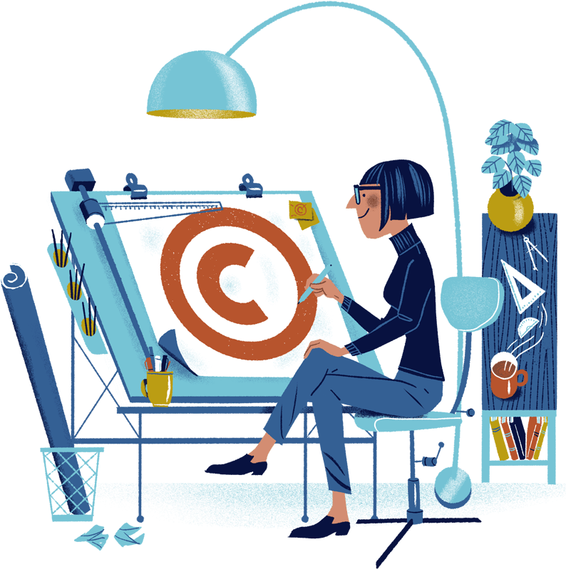 Designs And Copyright - Copyright Designs (800x800), Png Download