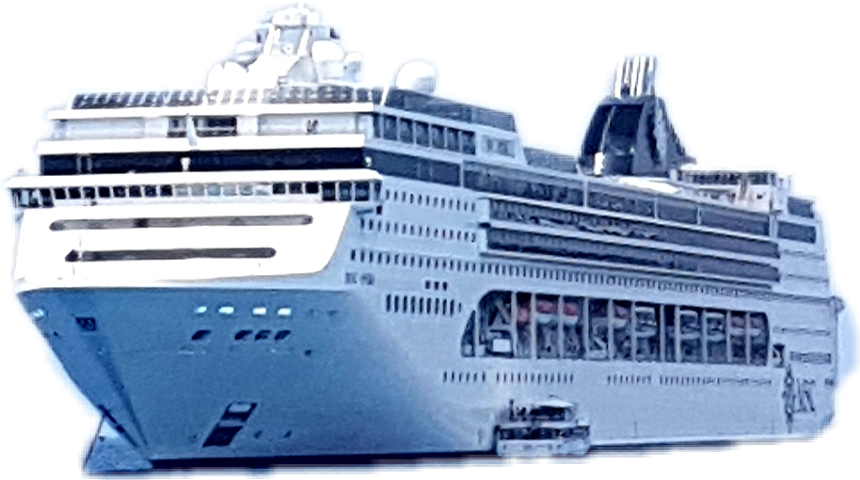 Cruise Ship Clipart Picsart Png - Cruiseferry (860x480), Png Download