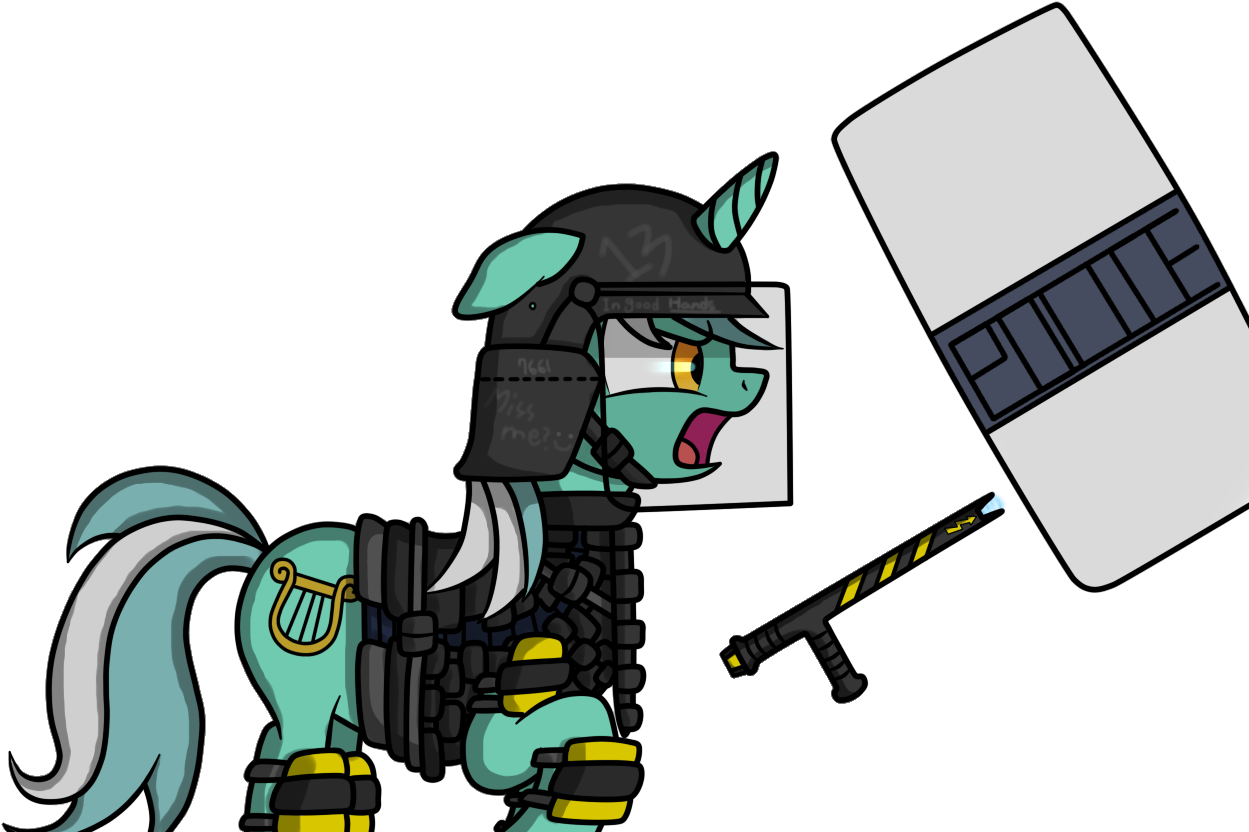 Riot Clipart Transparent - Mlp Riot Police (1280x960), Png Download