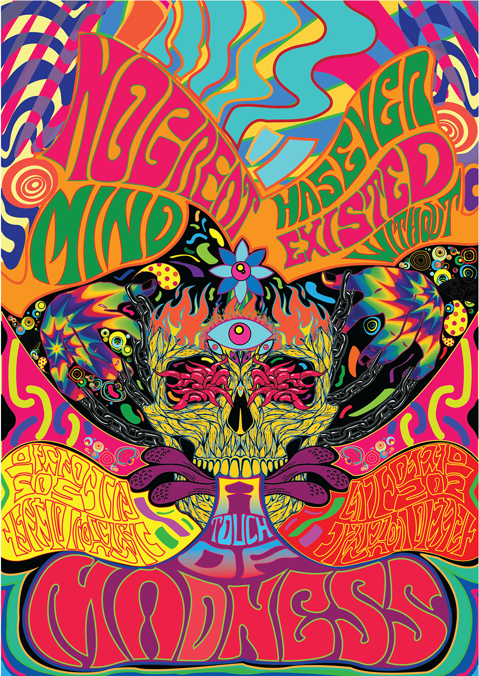 Psychedelic Aristotle - Modern Art (1920x1359), Png Download