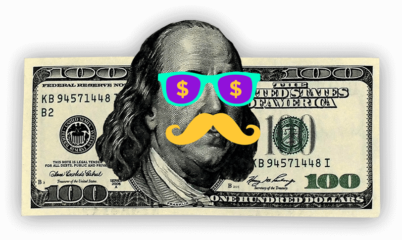 Earn $100 - 100 Dollar Bill (812x485), Png Download
