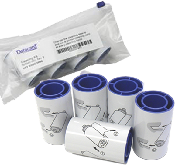 Datacard Kit De Limpieza Pack 5 Pzas Pack De 5 Rodillos - Kit De Limpieza Para Cd (600x600), Png Download
