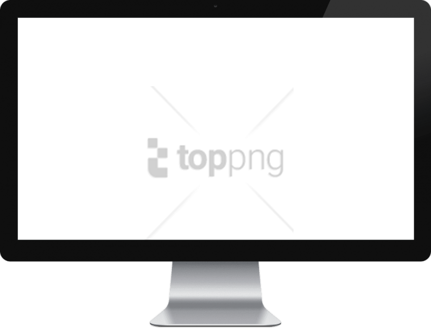 Free Png Laptop Monitor Png Png Image With Transparent - Computer Monitor Stencil (850x648), Png Download