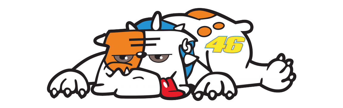 Valentino Rossi Logo Dog - Logo Dog Valentino Rossi (1152x564), Png Download
