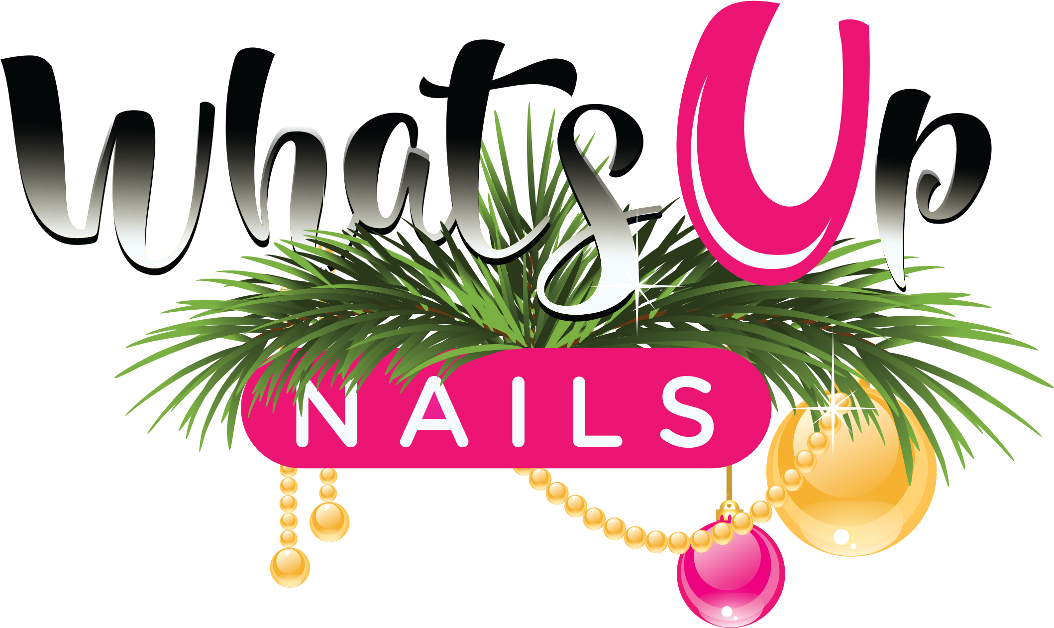 Whats Up Nails Logo - Logos Nails En Png Transparente (2132x1267), Png Download