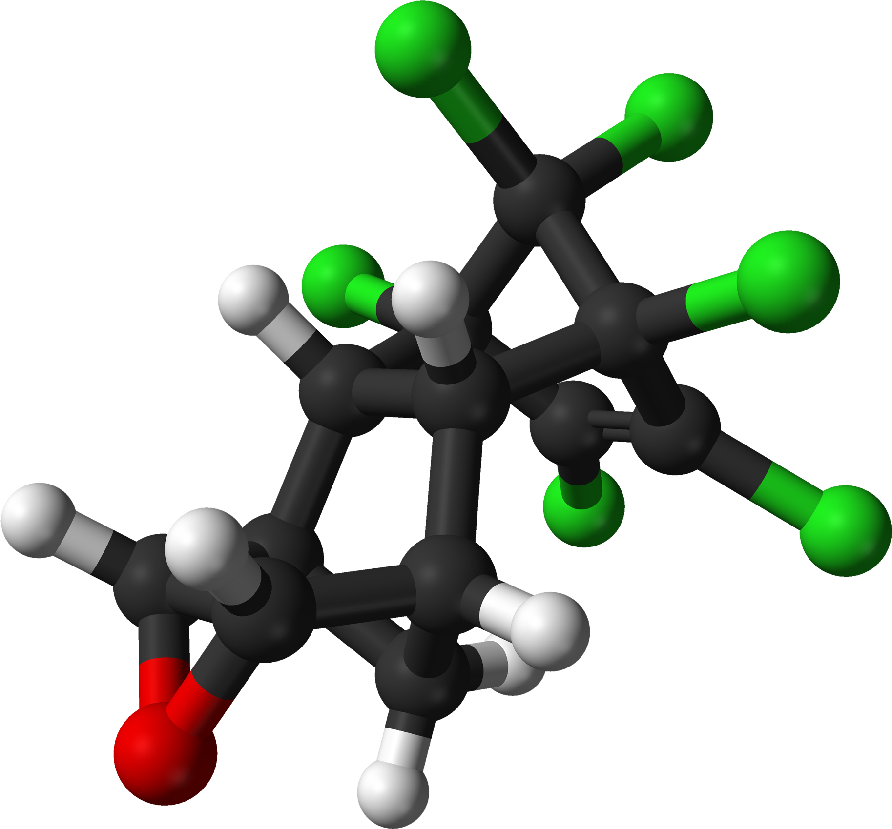 Dieldrin 3d Balls - Aldrin Dieldrin Y Endrin (2000x1872), Png Download