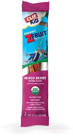 Mixed Berry Flavor - Clif Kid Zfruit (625x510), Png Download