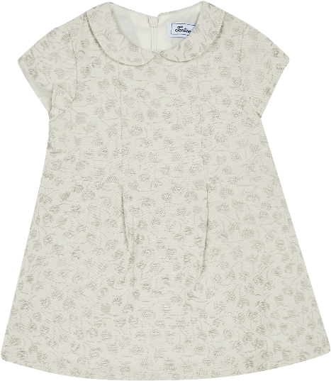 Gray Tulip Jacquard Dress - Day Dress (600x800), Png Download
