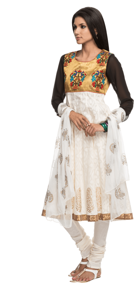 Women Embellished Salwar Kurta - Photo Shoot (640x960), Png Download
