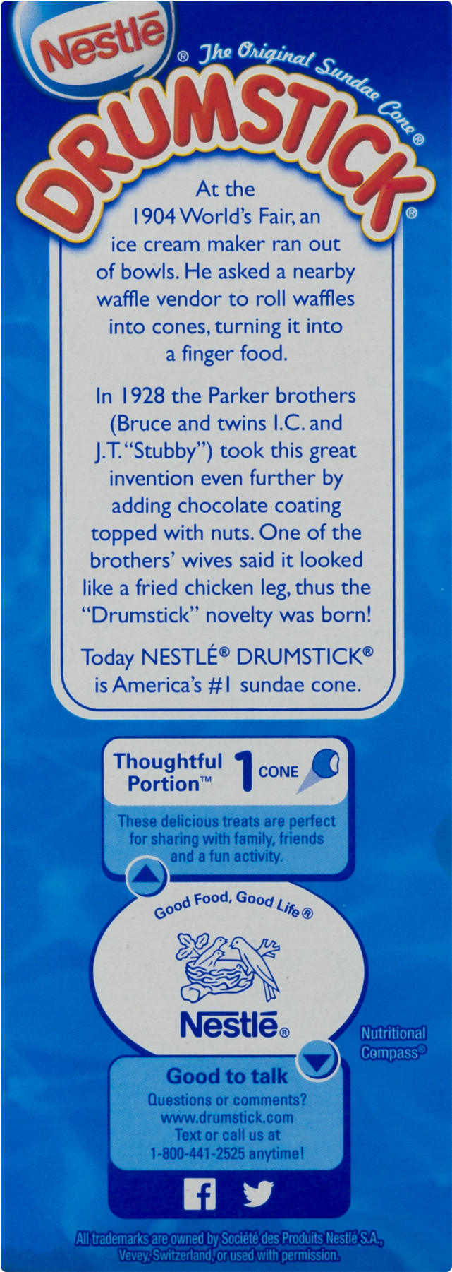 Drumstick Ice Cream (1800x1800), Png Download