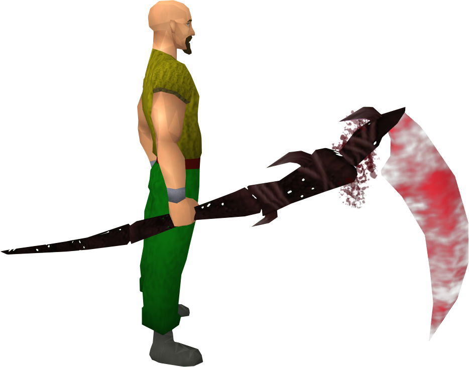 Equipped - Nox Scythe Blood Dye (934x731), Png Download