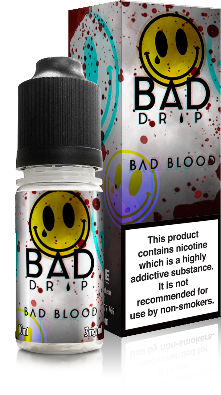 Bad Drip Eliquid Bad Blood - Composition Of Electronic Cigarette Aerosol (1468x1463), Png Download