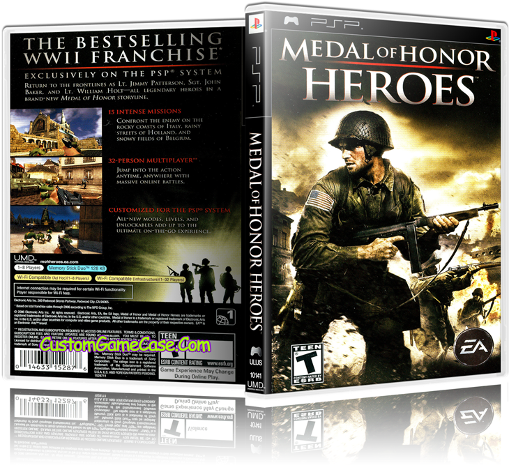 Medal Of Honor Heroes (800x685), Png Download